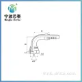 90 ° bsp femelle 60 ° cône raccords de tuyaux hydrauliques